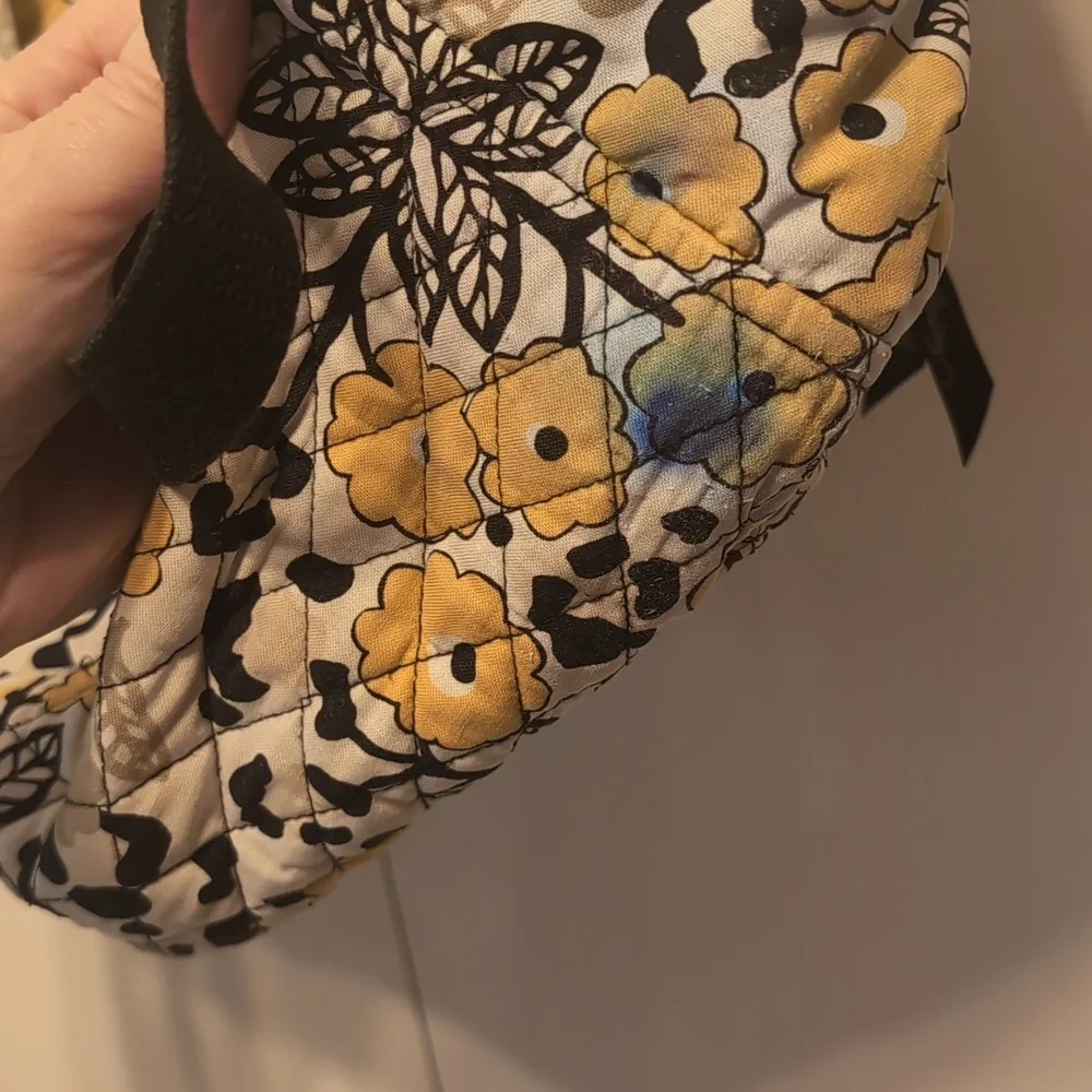 Vera Bradley Yellow Floral Quilted Backpack Pack